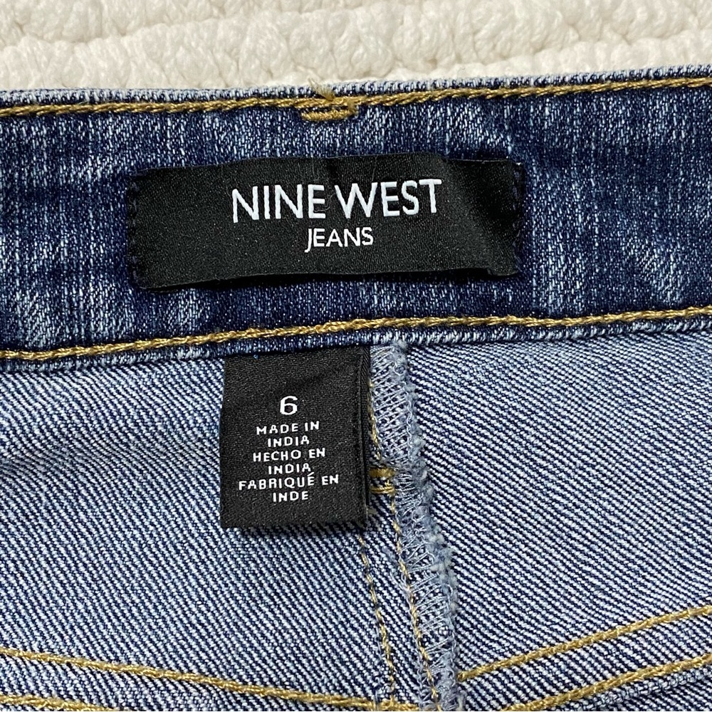 Nine West Denim Skirt Size‎ 6 Medium Wash - Picture 9 of 9